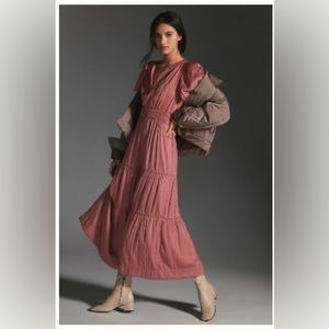 Anthropologie Somerset Maxi Dress in Rose size 3X.